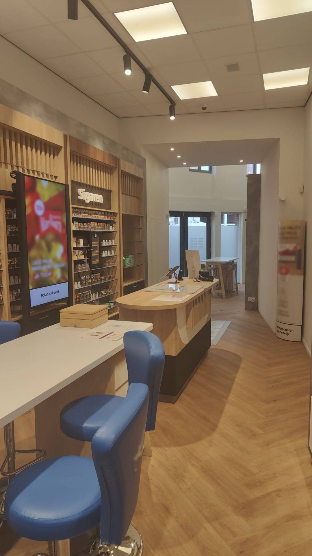 Binnenkant van de Puff Store Arnhem