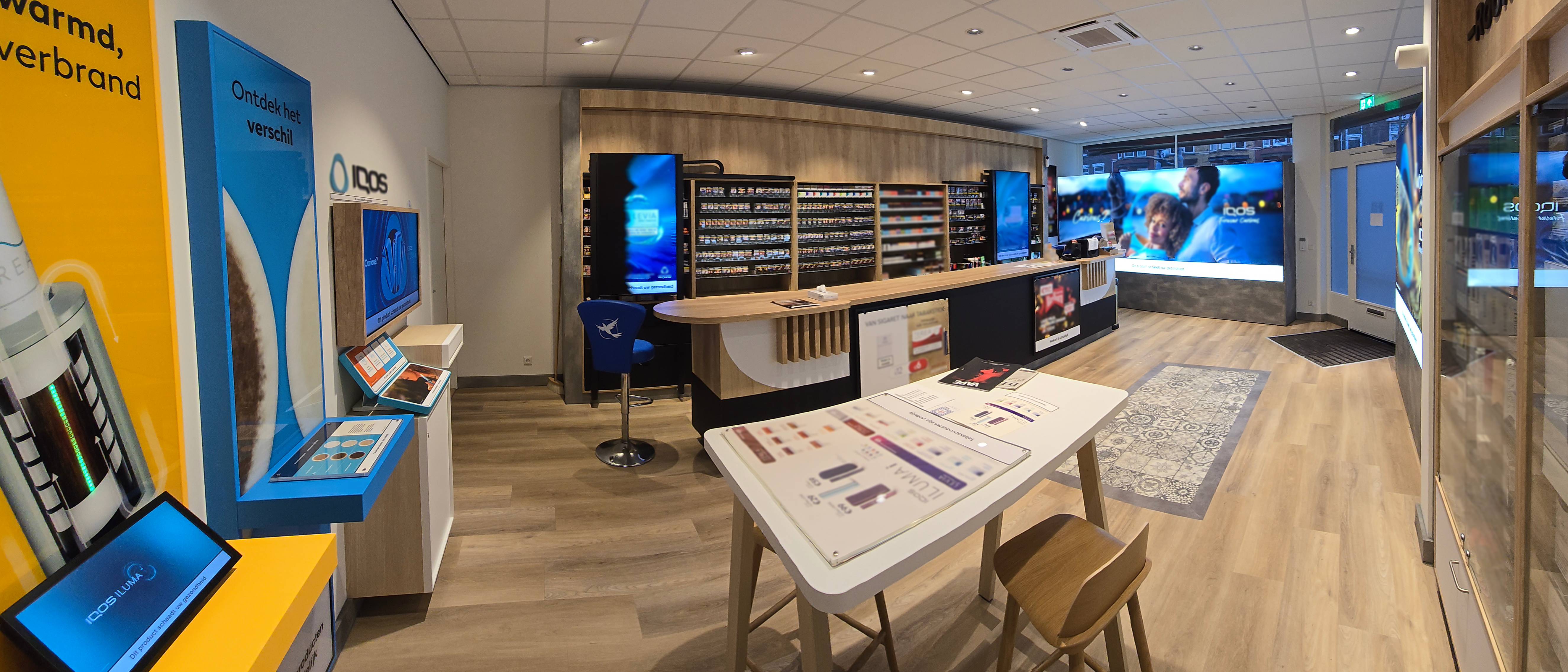 Binnenkant van de Puff Store Rotterdam