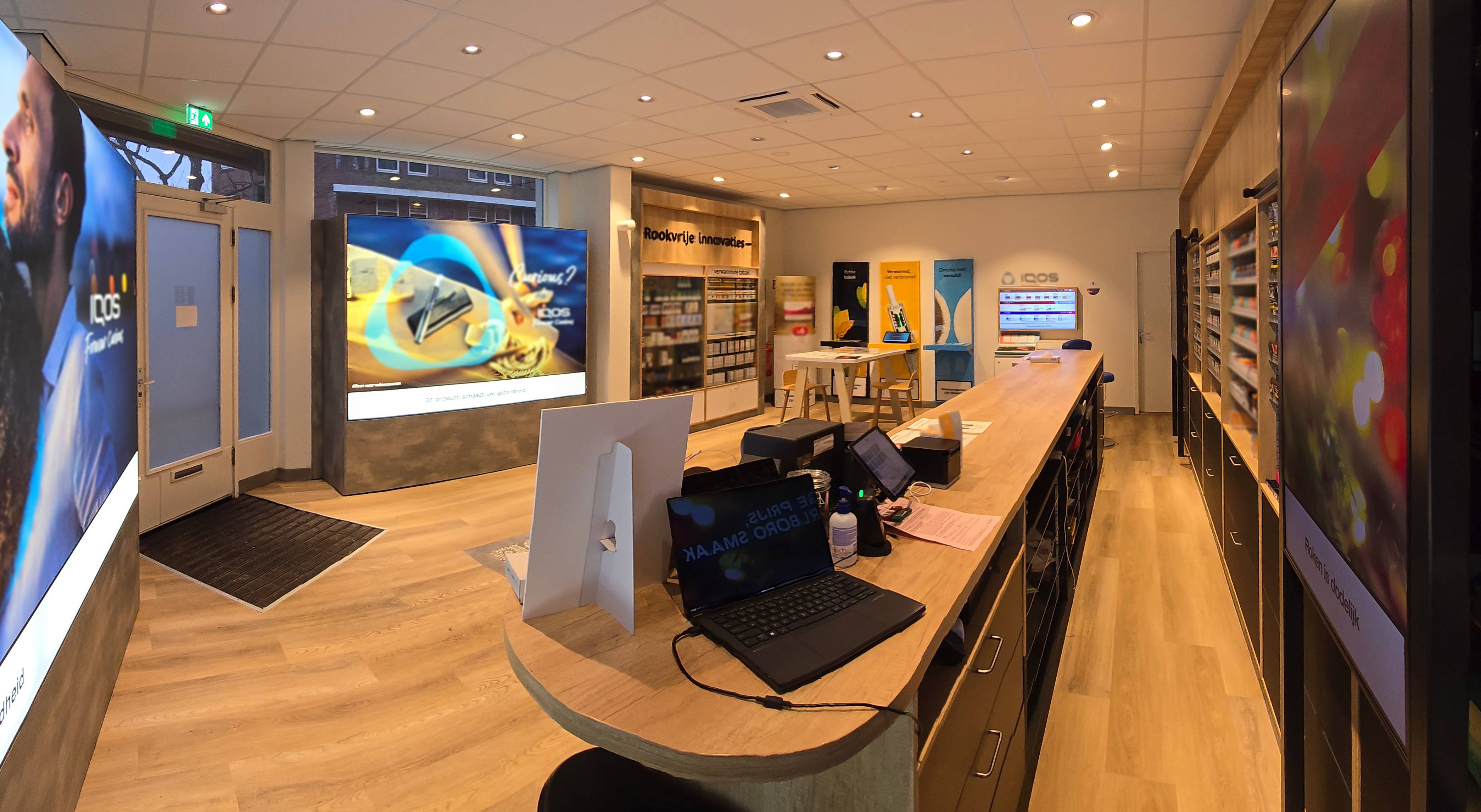 Binnenkant van de Puff Store Rotterdam