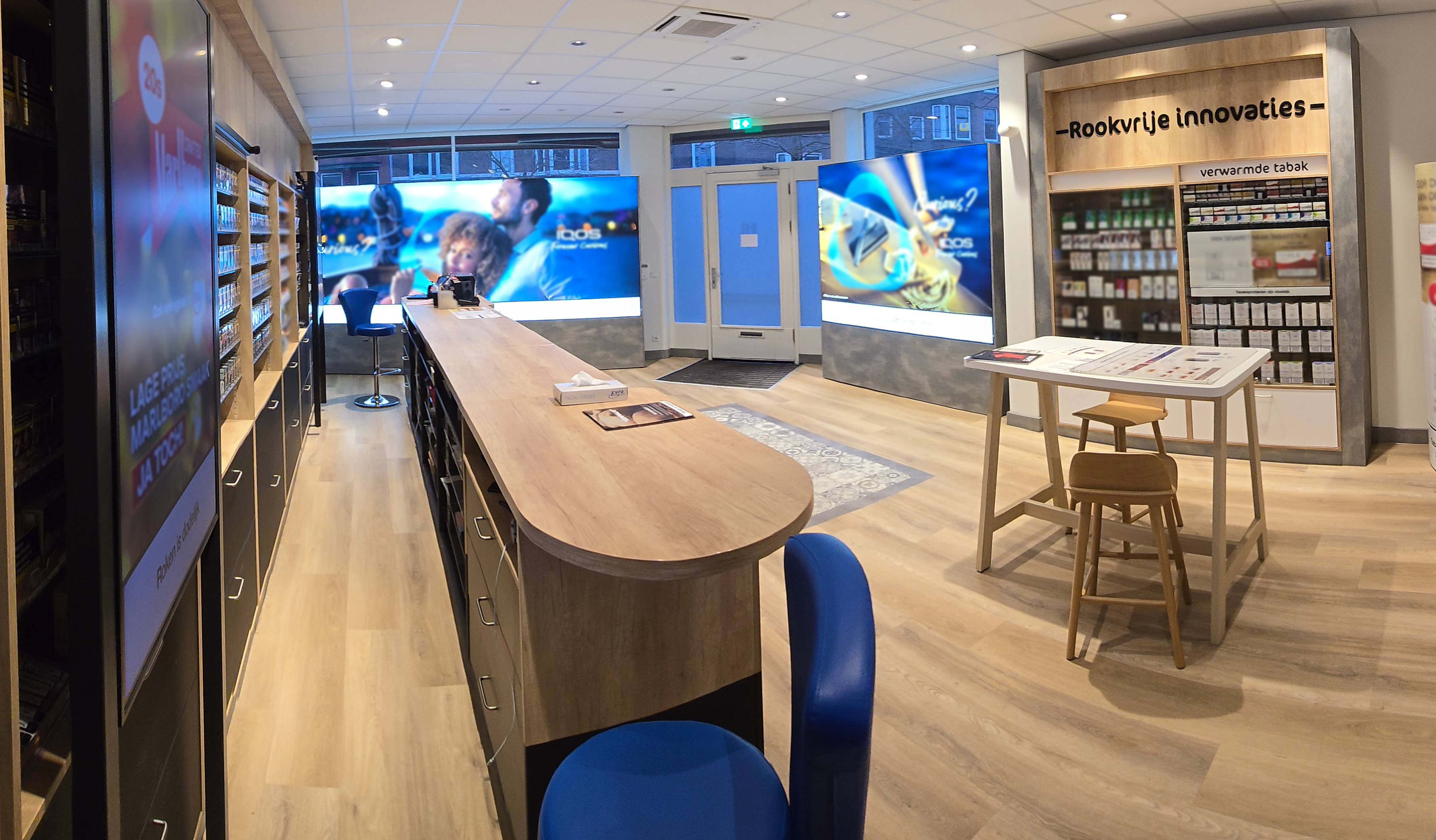 Binnenkant van de Puff Store Rotterdam